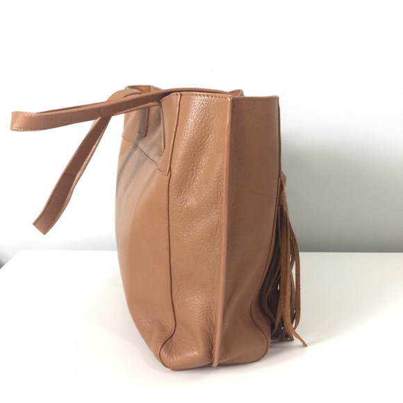 Via Spiga leather tote bag with tassels - Picture 4 of 12